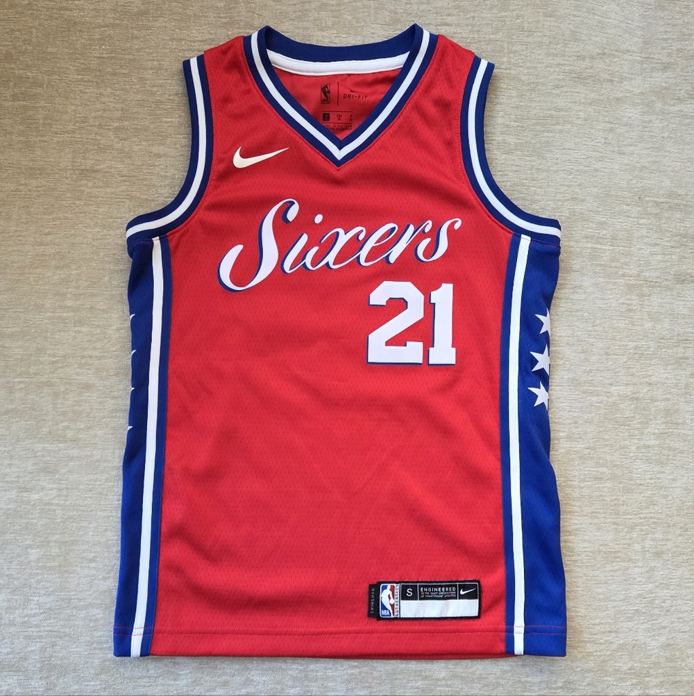 Philadelphia 76ers Joel Embiid Nike Youth Swingman Jersey